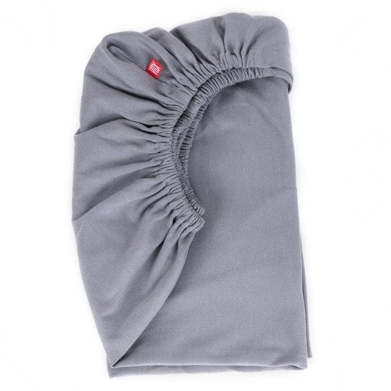 Drap housse pure coton biologique Gris 60 x 120 cm de Vox