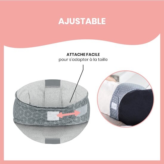 Ceinture de sommeil Dream Belt Gris L XL Babymoov Coussins d allaitement Aubert