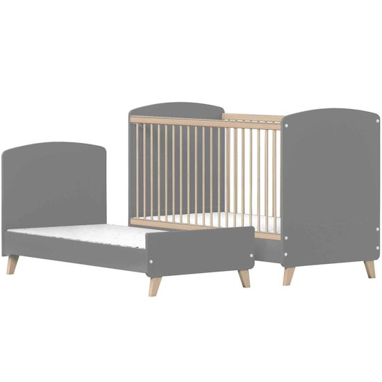 Colette lit 70 x 140 cm Gris  de Bisal Colette lit 70 x 140 cm Gris  de Bisal