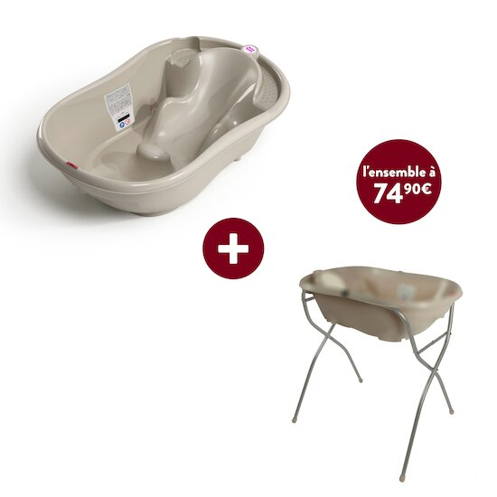 Baignoire Ergonomique Avec Vidange Blanc De Bebe Confort Bebe Confort Aubert
