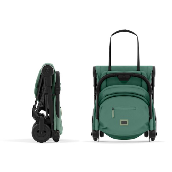 Poussette Coya Matt Black/Leaf Green  de CYBEX