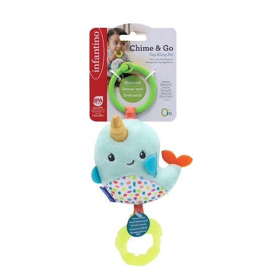 Peluche d'activités nomade Licorne  de Infantino
