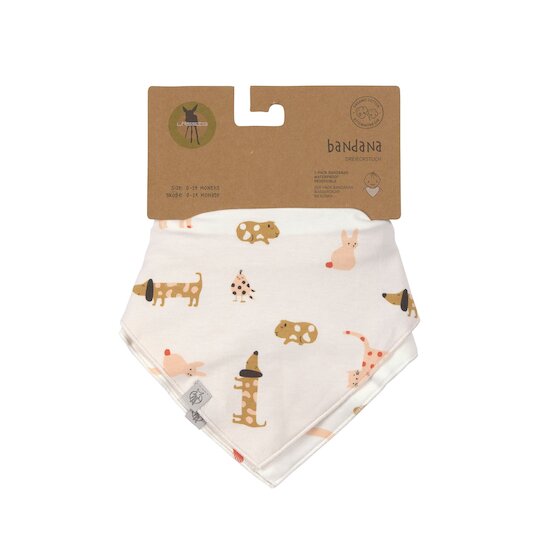 Little Mateys Lot de 2 Bavoirs Bandanas Orange épicée  de Lässig