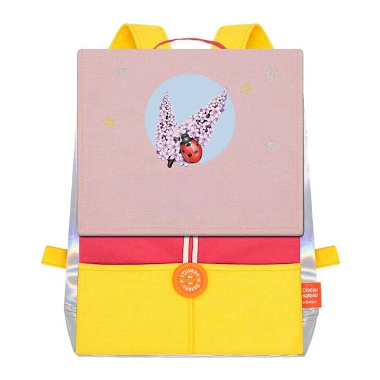 Sac à dos enfant Coccinelle Lilas  de L'Oiseau Bateau