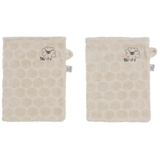 Gants de toilette Tiny Sheep  de Bébé-jou Gants de toilette Tiny Sheep  de Bébé-jou