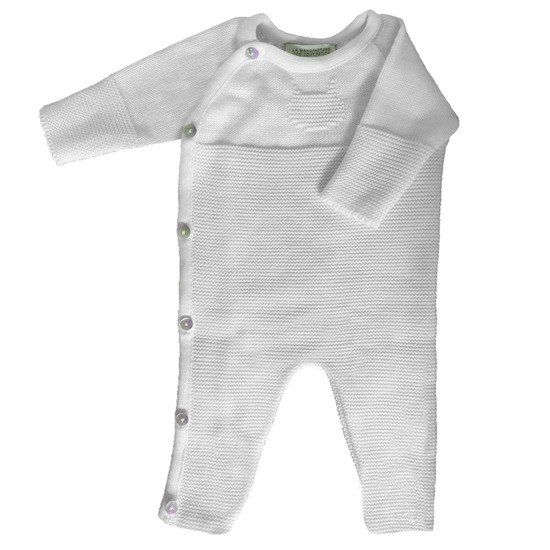 Combinaison longue bébé garçon faux deux-pièces A018Y01