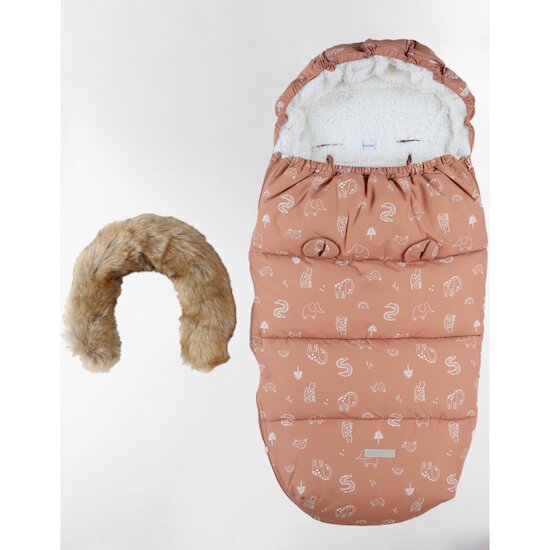 Mix & Match Chancelière en toile étanche Sweet caramel  de Noukies