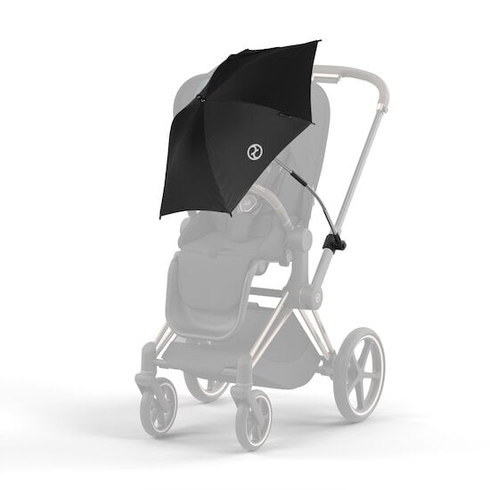 Ombrelle noire pour poussette - 9,5x12x82,5cm TEX BABY : l'ombrelle pour  poussette à Prix Carrefour
