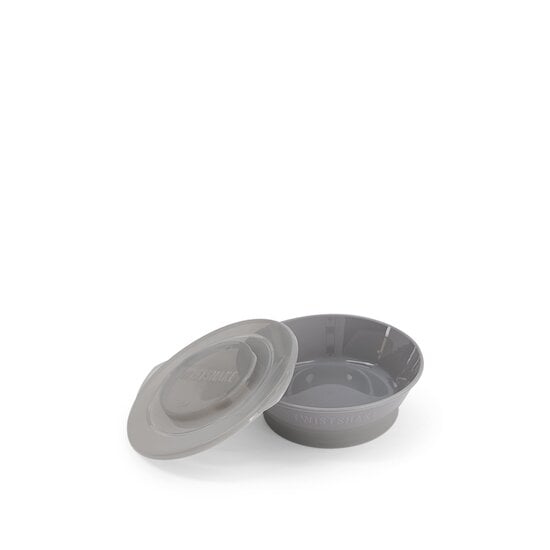 Assiette creuse Gris 6 mois + de Twistshake