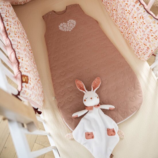 Gigoteuse ouatinée Petit Cœur Vieux Rose 0-6 mois de Sauthon Baby Déco Gigoteuse ouatinée Petit Cœur Vieux Rose 0-6 mois de Sauthon Baby Déco