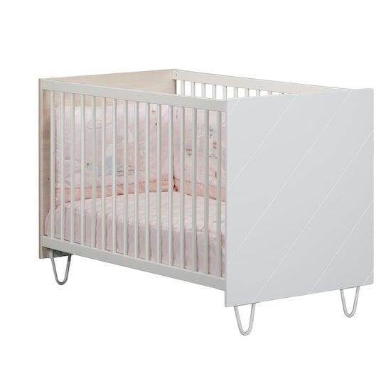 Happy lit 60x120 Accacia clair/blanc  de Sauthon Baby's Sweet Home