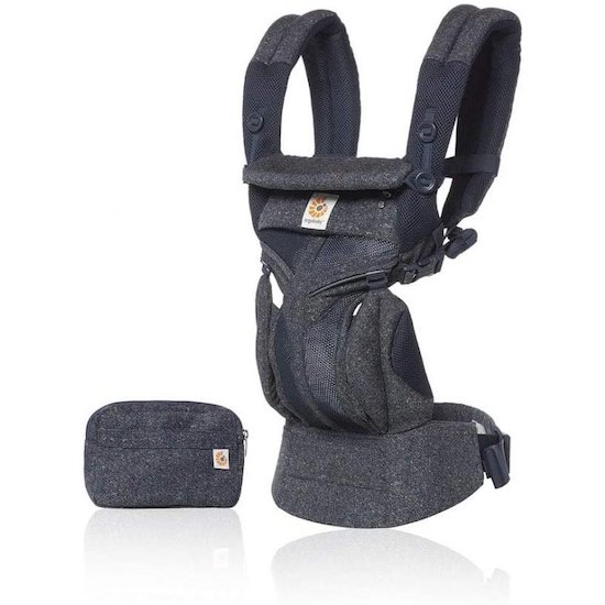 Porte-bébé Omni 360 cool air mesh Bleu Tweed  de Ergobaby