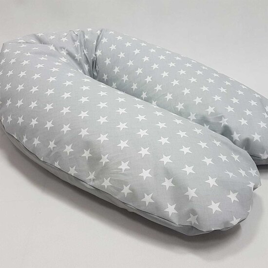 Coussin d'allaitement Gris - Étoile  de Bisal