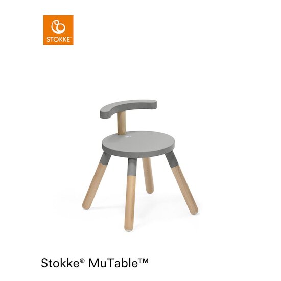 Chaise MuTable™ V2 Gris tempête  de Stokke® Chaise MuTable™ V2 Gris tempête  de Stokke®