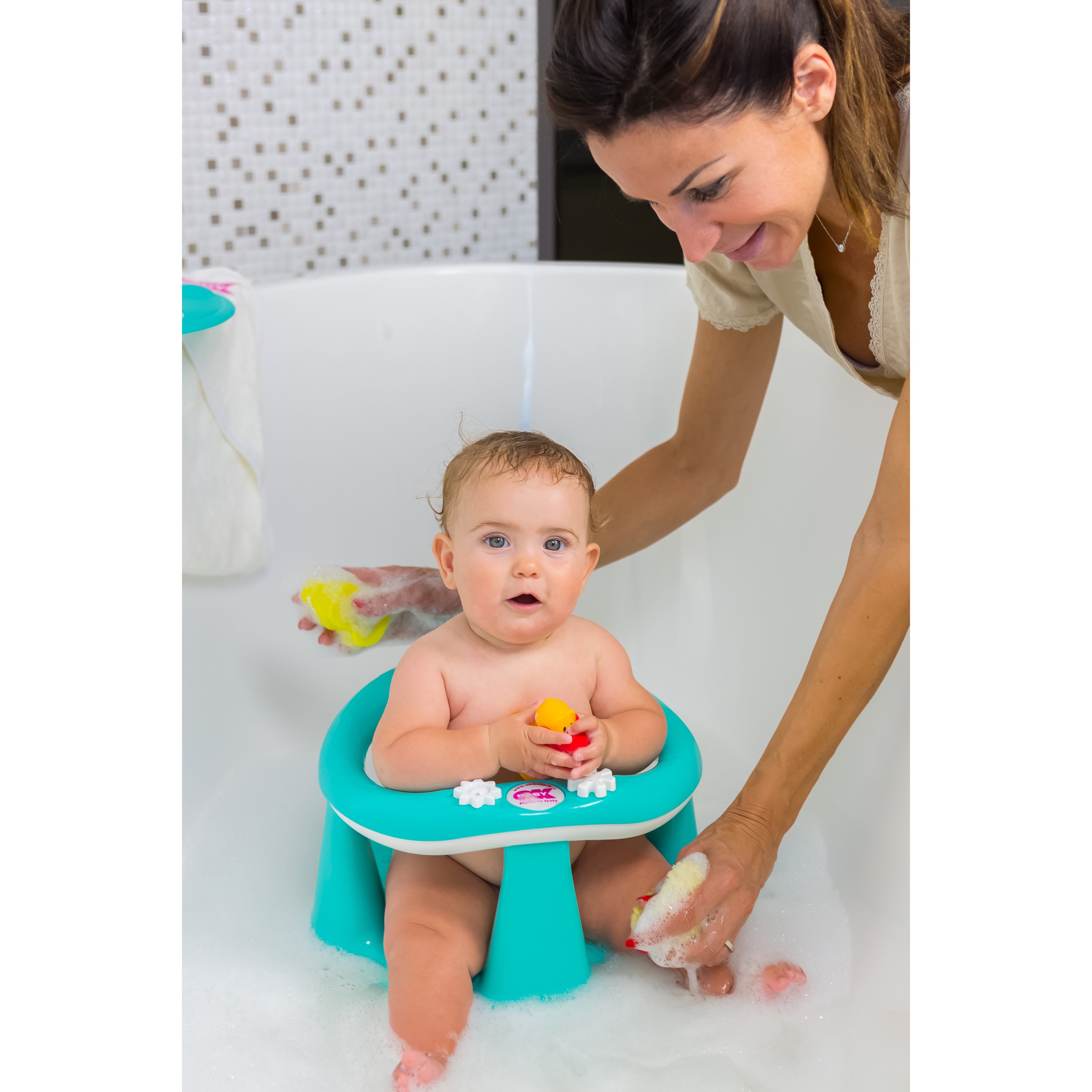 Acheter Siège de bain bébé siège de baignoire pour bébé assis chaise de bain  bébé avec ventouses sécurisées siège de baignoire bébé cadeau nouveau-né