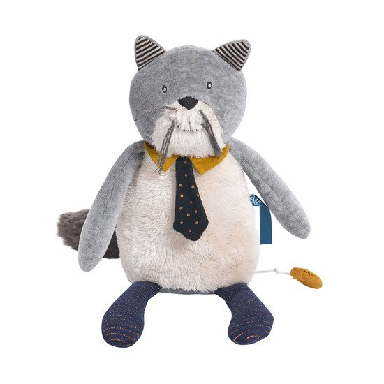 Les Moustaches peluche musicale   de Moulin Roty Les Moustaches peluche musicale   de Moulin Roty