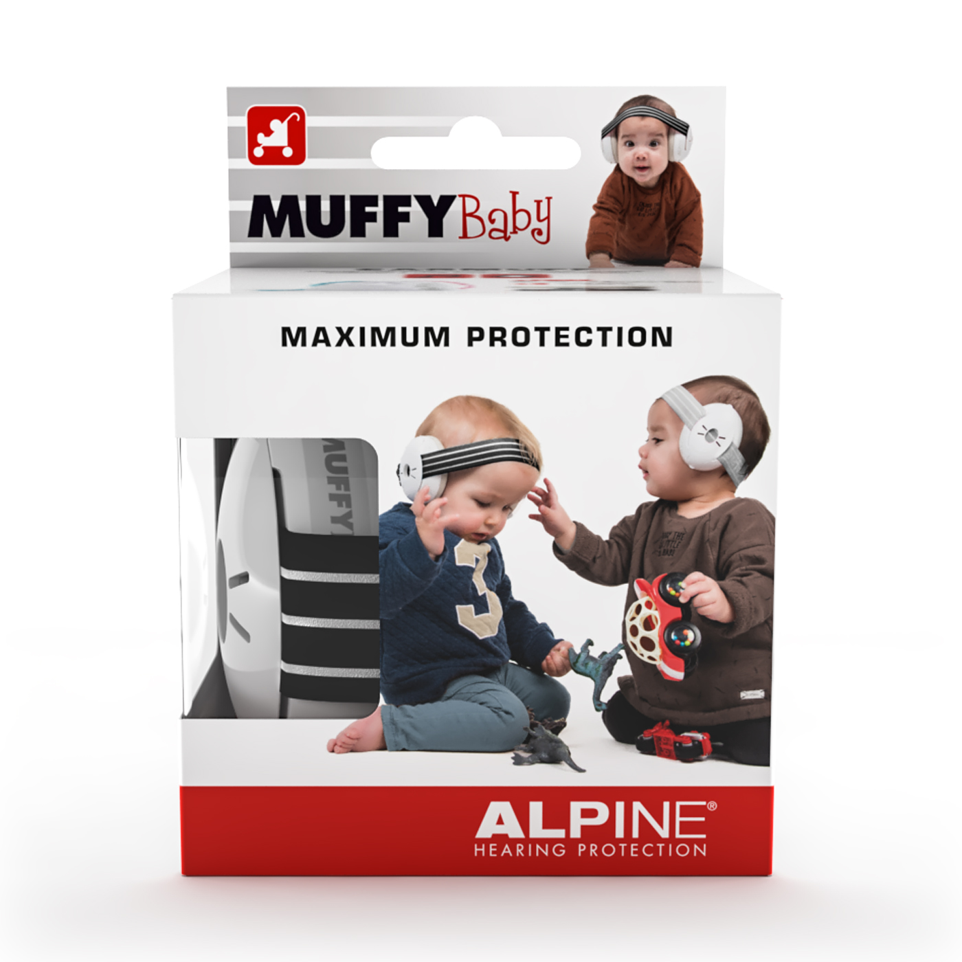 Casque Anti bruit Bébé - Alpine Muffy Baby - Atténuation de 25 dB