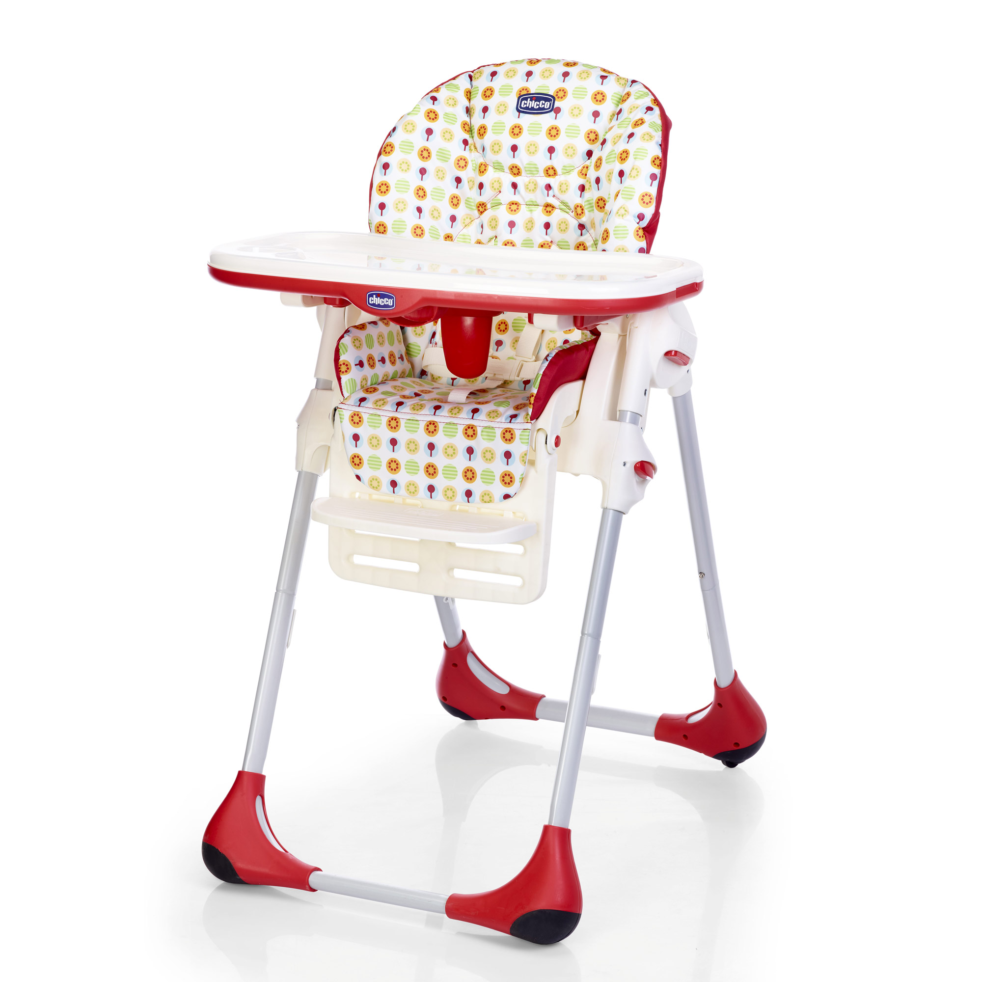 Chaise haute Polly Easy Sunrise de Chicco, Chaises hautes réglables ...