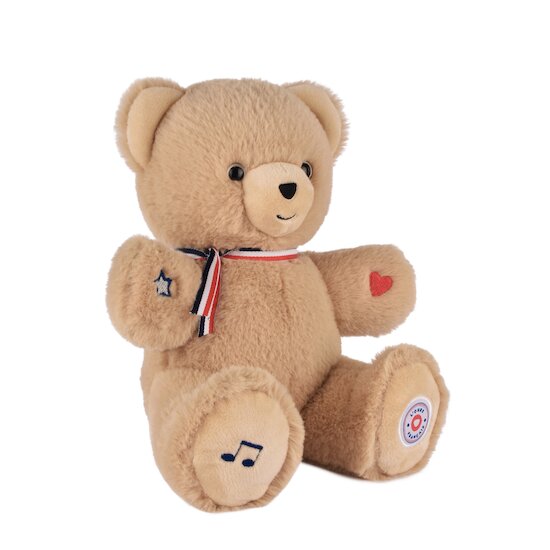 Peluche Musicale Ours TAM TAM Beige  de L'ours français