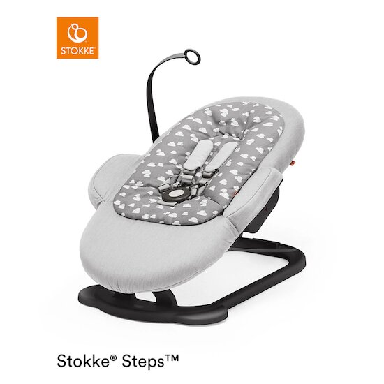 Transat Steps™ Gris nuage / Châssis noir  de Stokke®