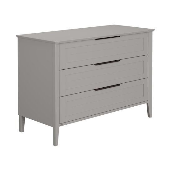 Levke Commode 3 tiroirs Gris Galet  de Paidi