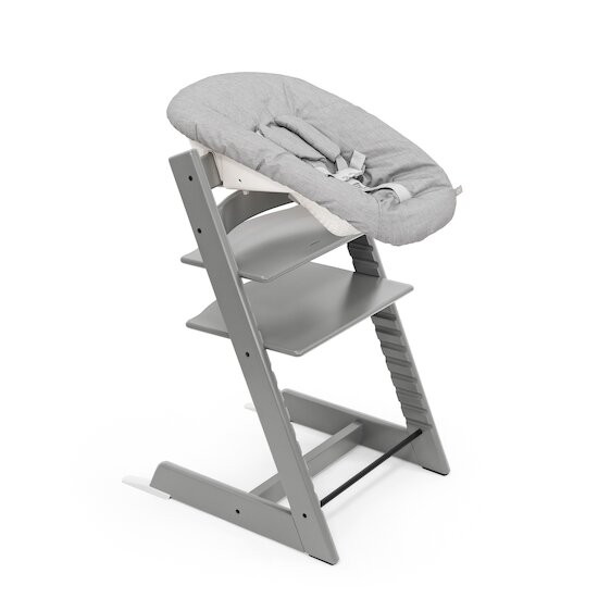 Tripp Trapp® Pack Chaise haute + Baby Set + Newborn Set Gris Tempête / Gris  de Stokke® Tripp Trapp® Pack Chaise haute + Baby Set + Newborn Set Gris Tempête / Gris  de Stokke®