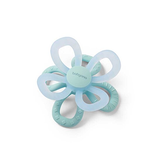 Anneau de dentition Flower Bleu  de Babyono
