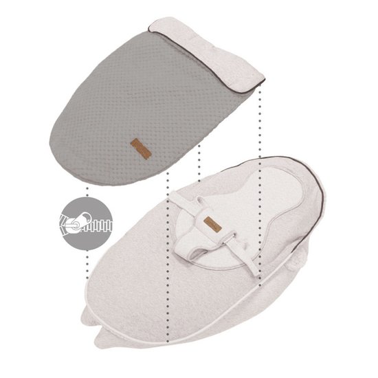 Coussin d'allaitement 4-en-1 Soft Nova Perle  de Domiva Coussin d'allaitement 4-en-1 Soft Nova Perle  de Domiva