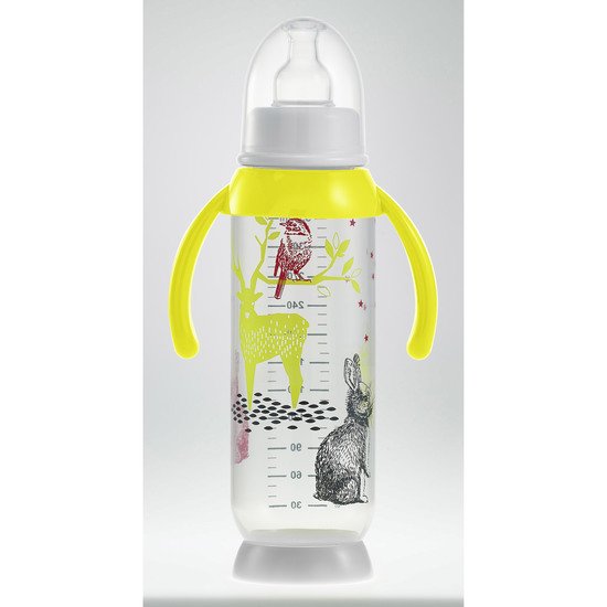 Biberon Bunny poignée Yellow 330 ml de Béaba