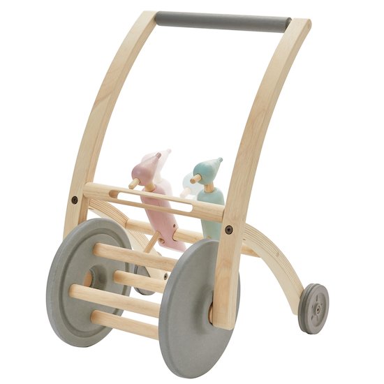 Chariot de marche oiseau Bois  de Plan Toys