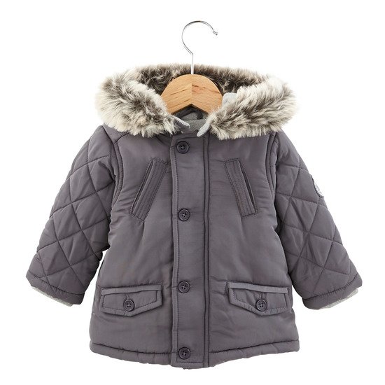 Parka Garçon Collection Portobello Gris London 12 mois de Marèse