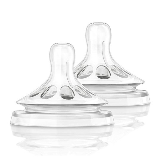 Lot de 2 tétines Natural 2.0 pour liquides épaissis de Philips AVENT,  Philips AVENT : Aubert