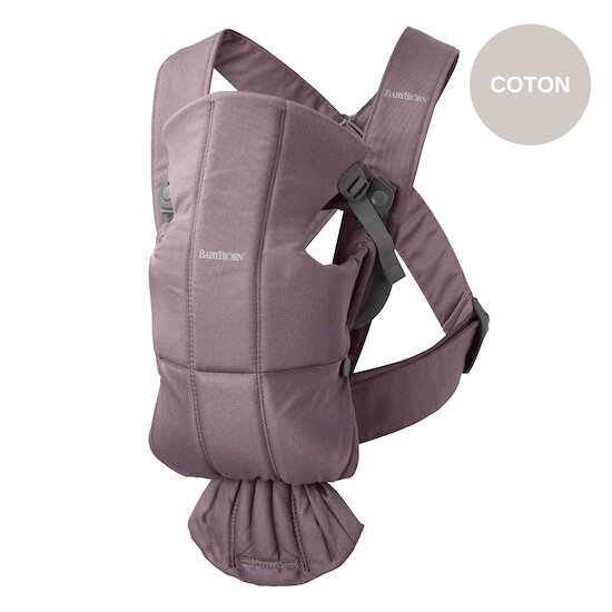 Porte-bébé Mini Coton Mauve foncé  de BabyBjörn