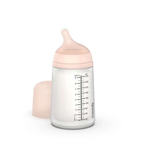 Biberon anti-colique zero.zero débit moyen  270 ml de Suavinex Biberon anti-colique zero.zero débit moyen  270 ml de Suavinex