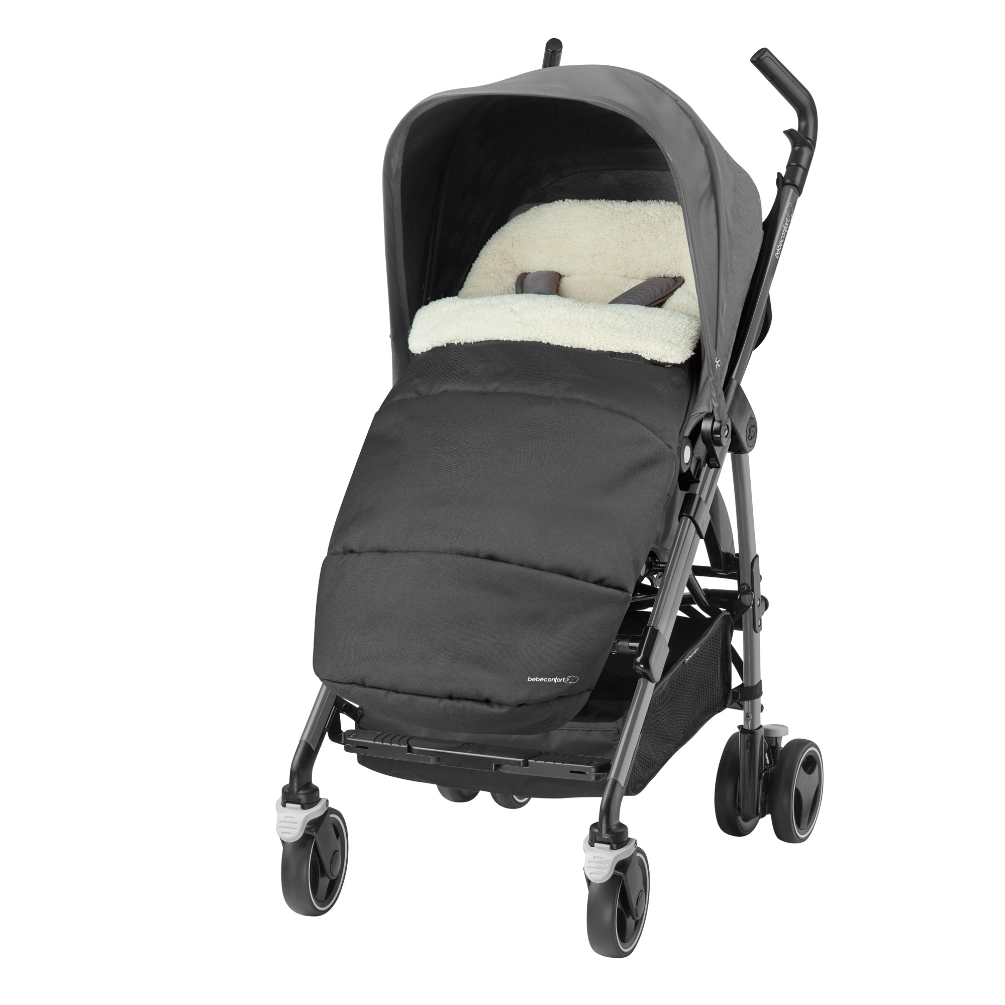 Chanceliere 2 En 1 Essential Graphite De Bebe Confort Chancelieres Aubert