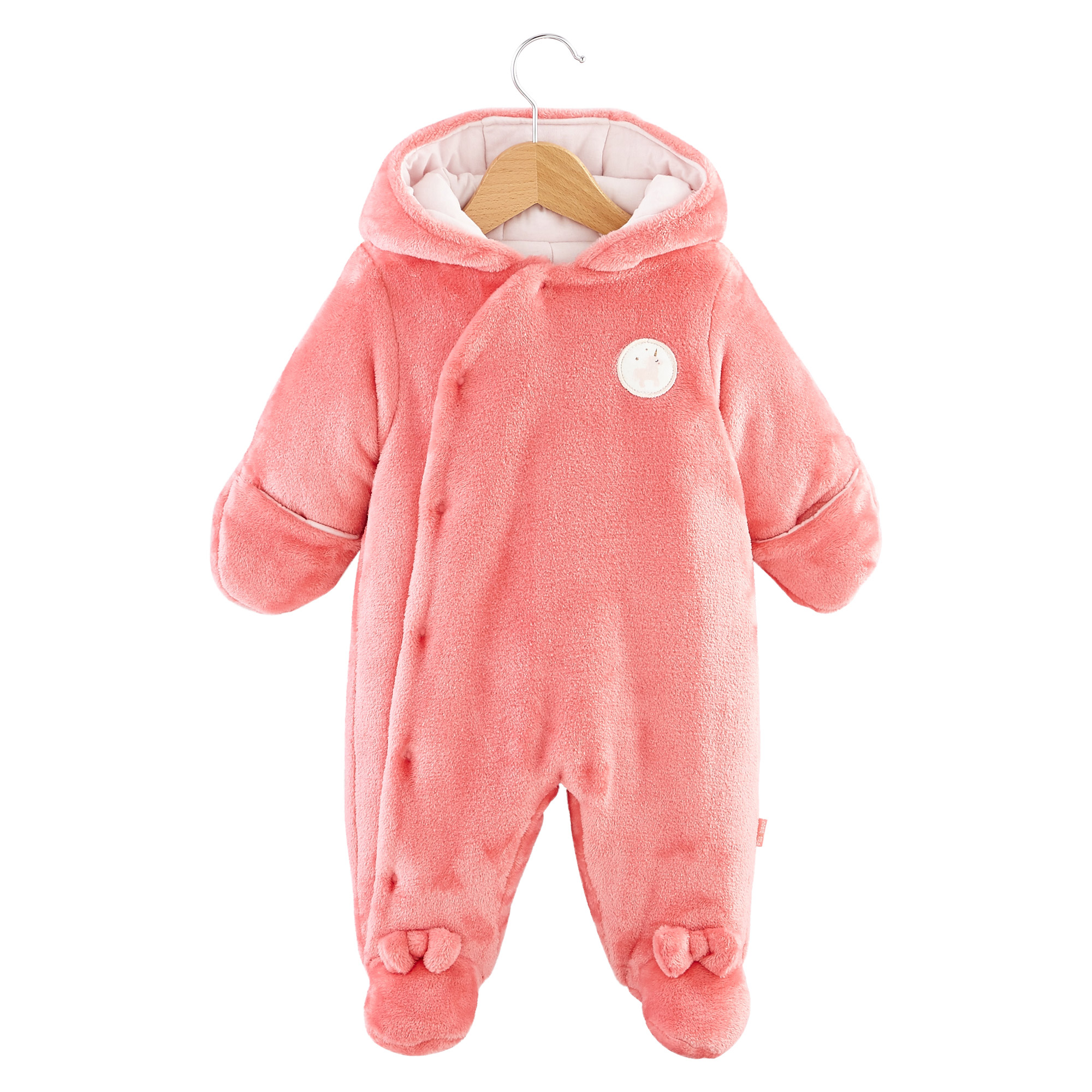 Combinaison pilote bébé fille collection licorne Rose praliné 3 mois de P