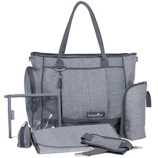 Sac essential bag Gris Smokey  de Babymoov