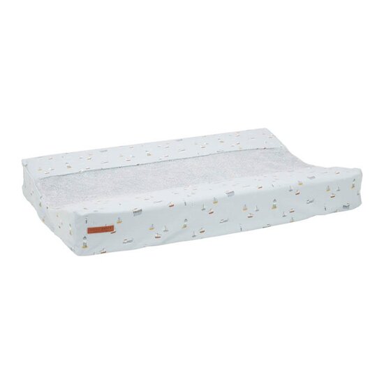 Sailors Bay Housse Matelas à langer Blue  de Little Dutch