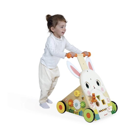 Chariot Multi-Activités Ferme Lapin  de Janod Chariot Multi-Activités Ferme Lapin  de Janod