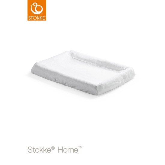 Home housse matelas à langer x2 Blanc  de Stokke®