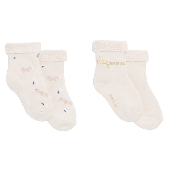 Bébé Fille Chaussettes Et Collant Hauteur Genou à Volants Noeud 》