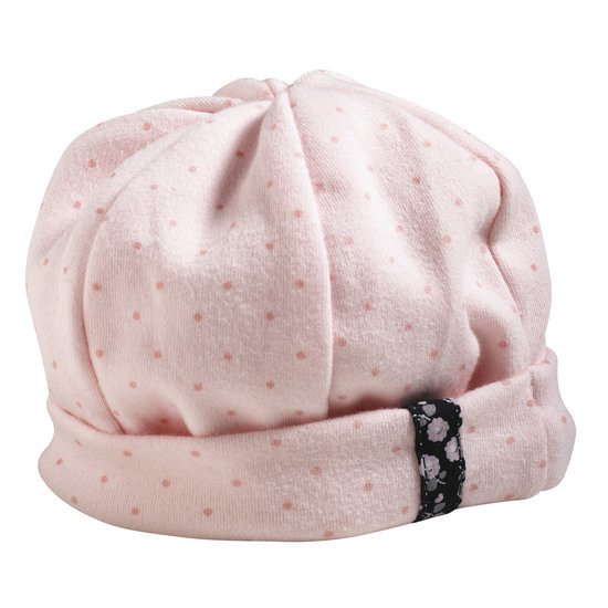 Miss Fleur de Lune bonnet Rose  de Sauthon Baby's Sweet Home