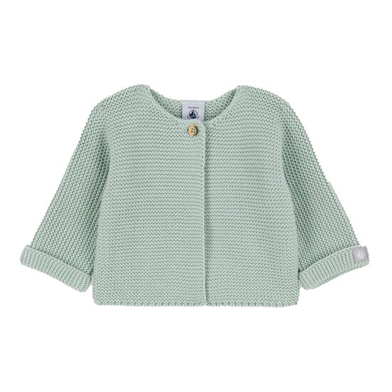 Cardigan bébé en tricot de coton Herbier  de Petit Bateau