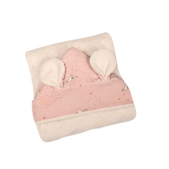 La Petite École de Danse Sortie de bain Rose  de Moulin Roty