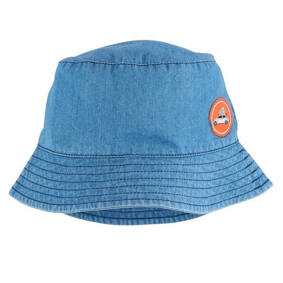 Bob en denim Super Bolides Bleu 45 cm de Marèse