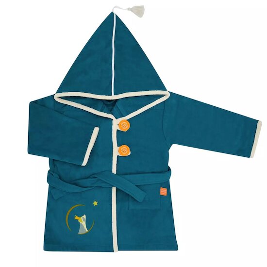 Peignoir Laton Petrole 2-4 ans de L'Oiseau Bateau