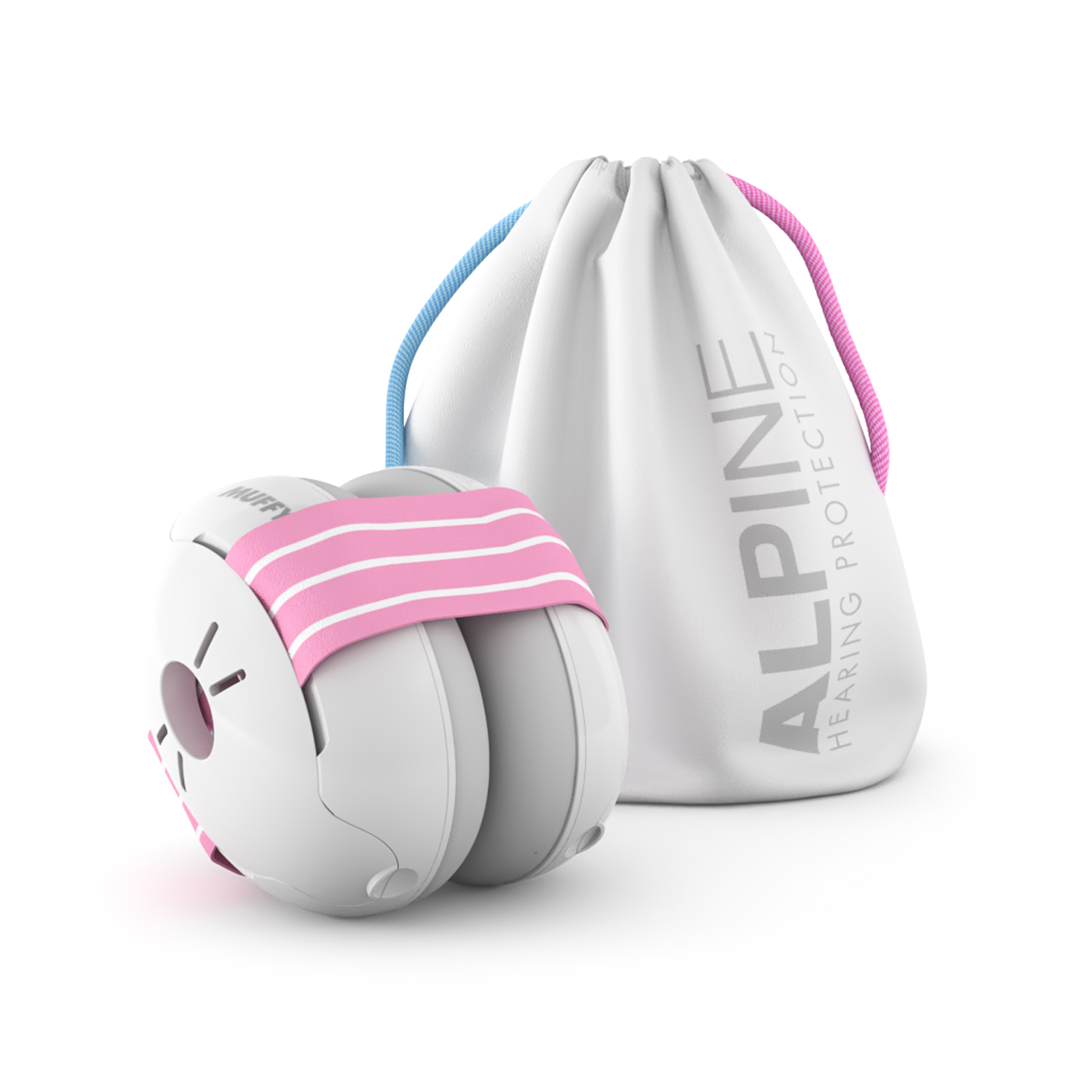 Casque anti-bruit enfant Muffy Pink de Alpine, Sécurité domestique