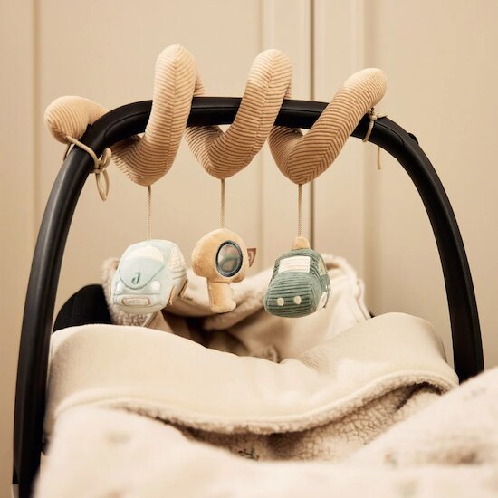 On The Go Spirale d'activités Beige  de Jollein On The Go Spirale d'activités Beige  de Jollein