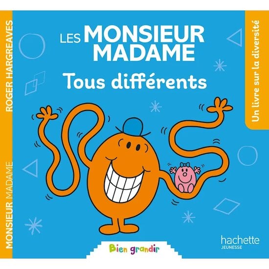 Les Monsieur-Madame Tous différents  de Hachette Jeunesse