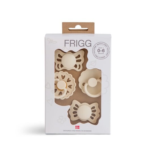 Lot de 4 Sucettes First Crème  de Frigg